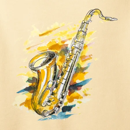 Saxofon malovaný