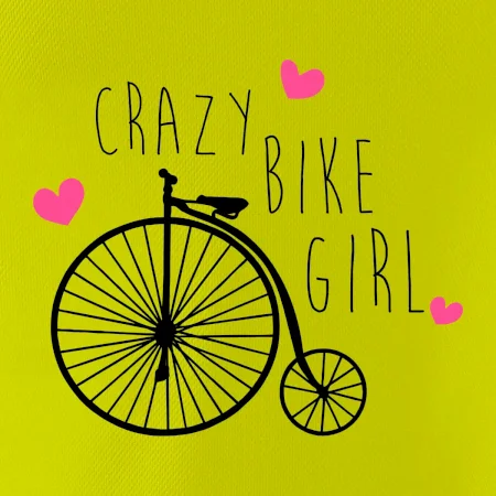 Crazy bike girl