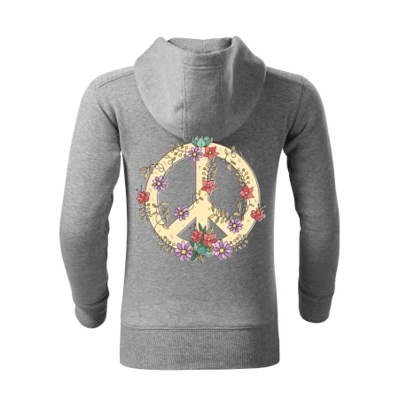 Peace symbol pískový