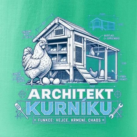 Architekt kurníku technický výkres