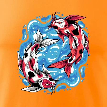 Yin & Yang Koi kapr - červený
