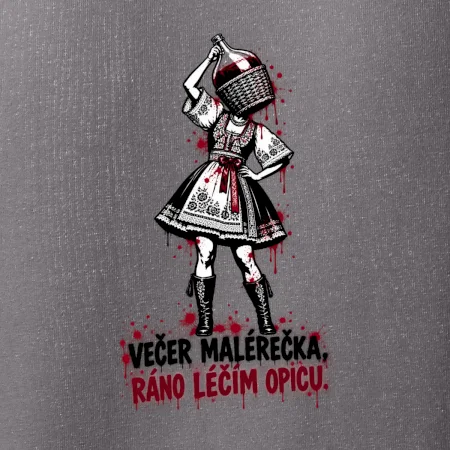 Streetart - Večer malérečka, ráno léčím opicu