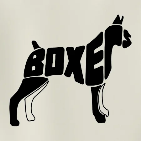 Boxer nápis v těle