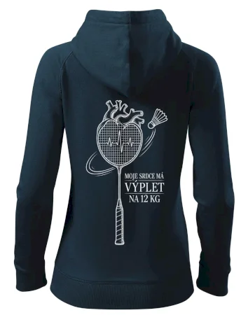 Badminton srdce s výpletem