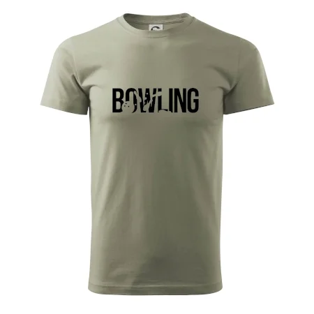 Bowling nápis kuželky