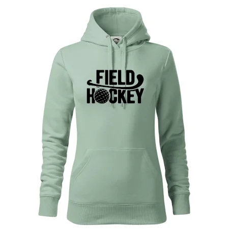 Field hockey míček a nápis