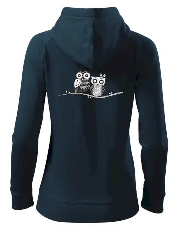 Dvě sovy abstraktní