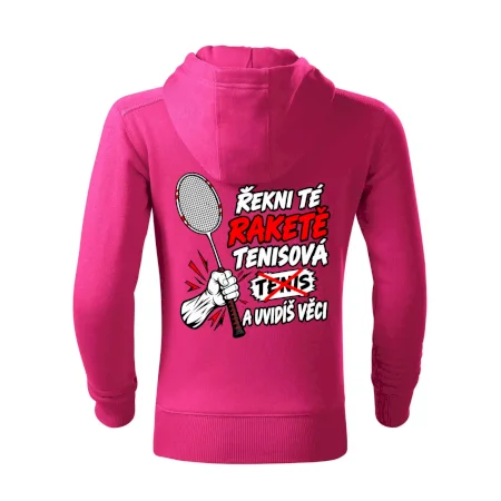 Badmintonová raketa není tenisová