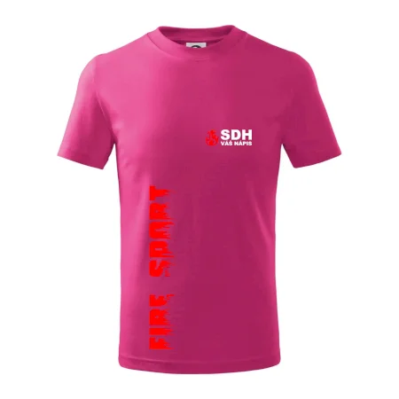 SDH nápis (oheň, firesport, název sboru - vlastní nápis)