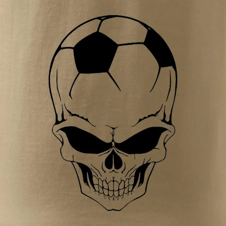 Fotbal lebka míč