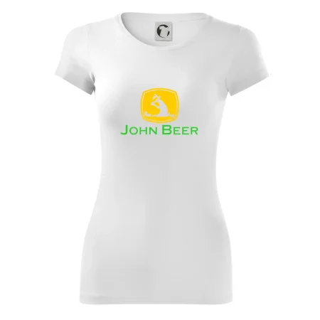 John Beer jelen s pivem