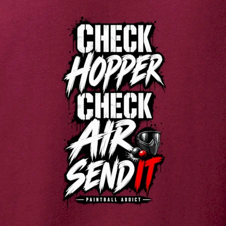 Kontrola zásobníku check hopper air paintball