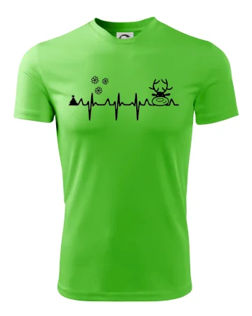 EKG Vánoce Vločky a sob
