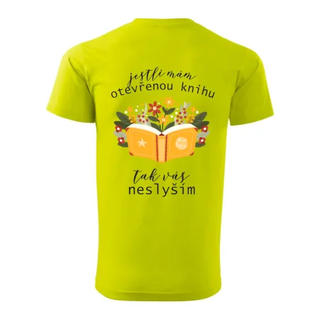 Jestli mám otevřenou knihu, tak vás neslyším