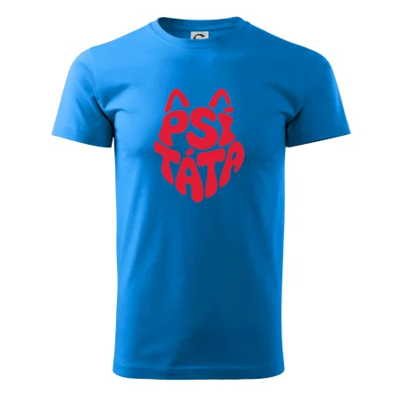 Psí táta nápis v hlavě