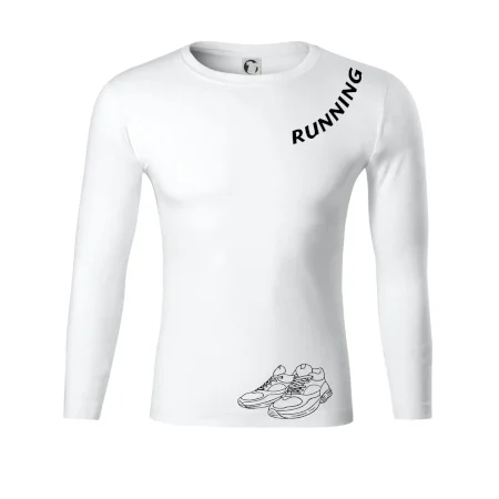 Running nápis šikmo