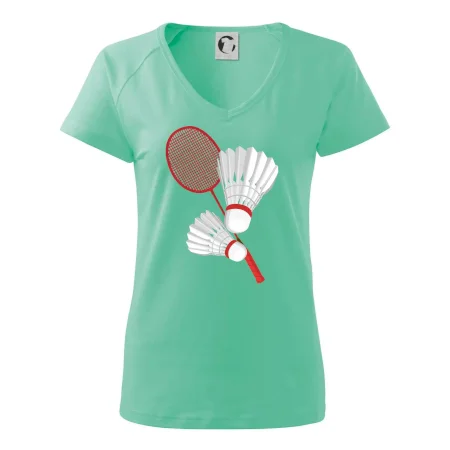 Badminton - pálka a košík