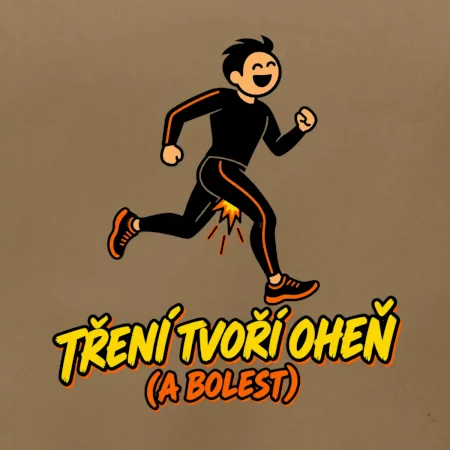 Běžecké tření tvoří oheň
