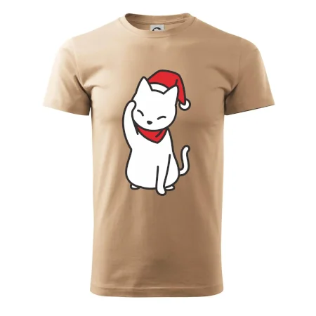 Vánoční kočka mávající