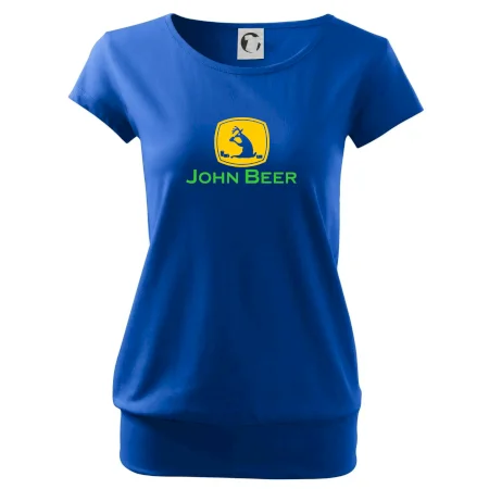 John Beer jelen s pivem
