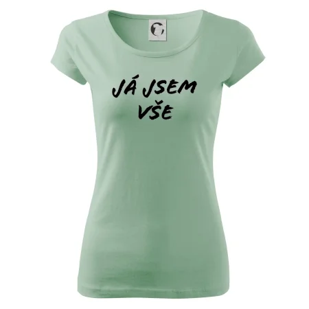 Nápis Já jsem vše!