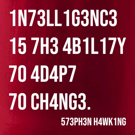Test inteligence - Stephen Hawking