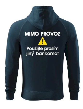 Mimo provoz - použijte jiný bankomat