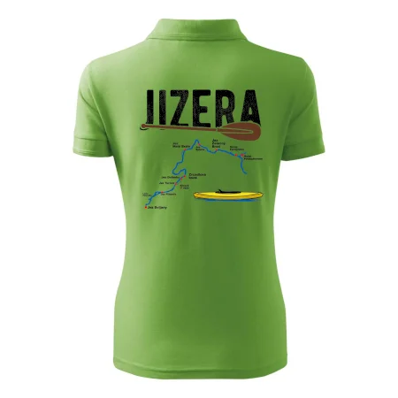 Mapa řeky Jizery