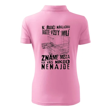 K řidiči náklaďáku buďte vždy milý