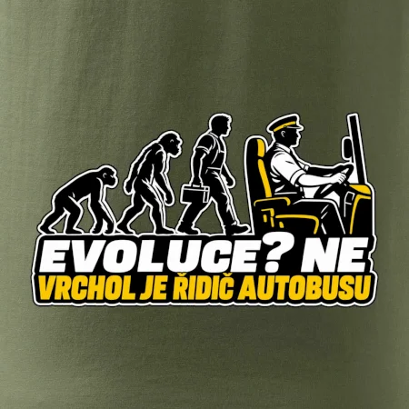 Evoluce vrchol je řidič autobusu