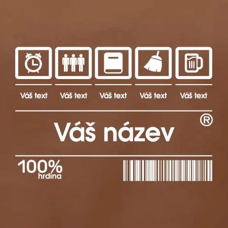 Čárový kód - Vlastní text