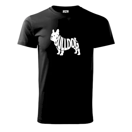 Bulldog  nápis v těle