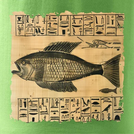 Egyptské hieroglyfy ryba