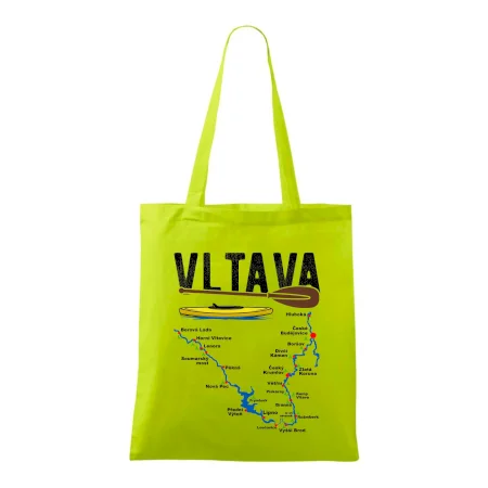 Mapa řeky Vltavy