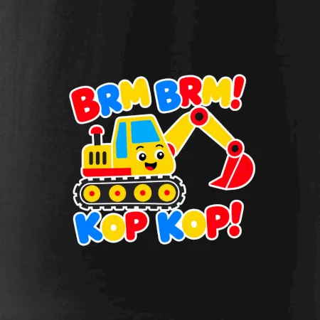 Dětský bagr brm brm kop kop