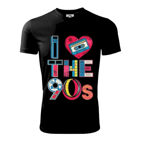 I love 90s - srdce a kazeta