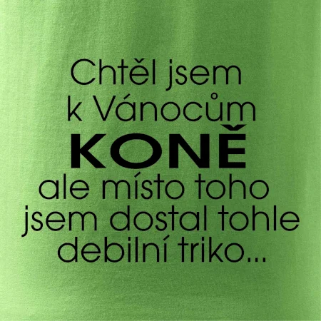 Chtěl jsem dostat k Vánocům koně