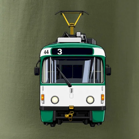 T3R SLF čelo tramvaje linka 3