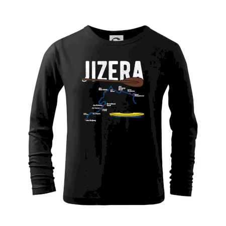 Mapa řeky Jizery