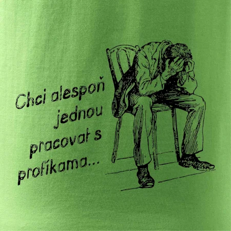 Chci alespoň jednou pracovat s profíkama