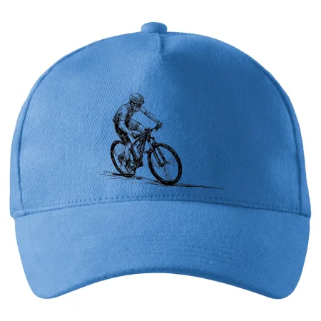 MTB kreslený cyklista