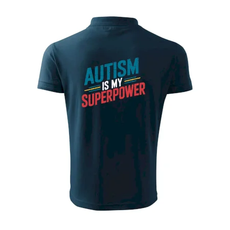 Šikmý nápis Autism is my superpower