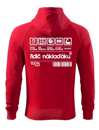 Čárový kód řidič náklaďáku