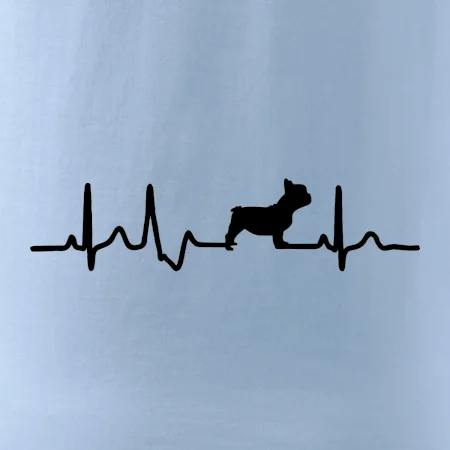 EKG Francouzský buldoček z boku