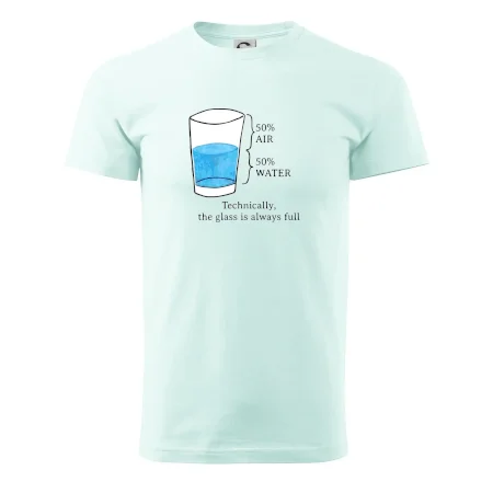 Technically, the glass is always full