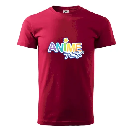 Anime nápis duhový