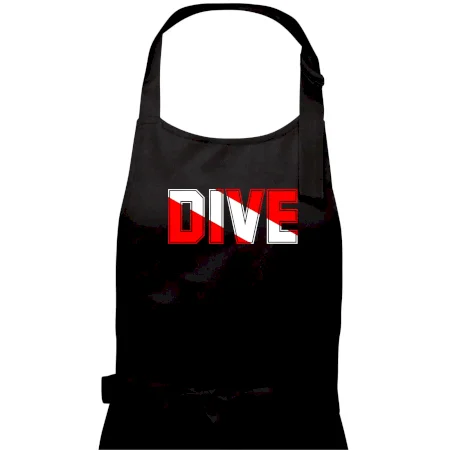 Dive nápis vlajka