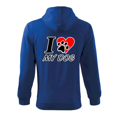 I love my dog - nápis
