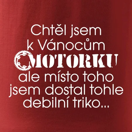 Chtěl jsem dostat motorku - Vánoce