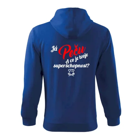 Já peču - tvoje superschopnost? šikmý nápis
